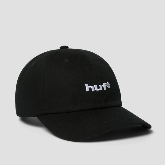 HUF 89 Embroidered 6 Panel Cv Hat Black / White