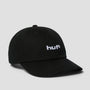 HUF 89 Embroidered 6 Panel Cv Hat Black / White