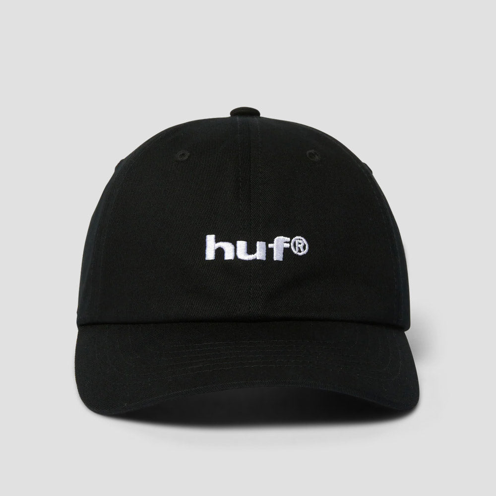 HUF 89 Embroidered 6 Panel Cv Hat Black / White