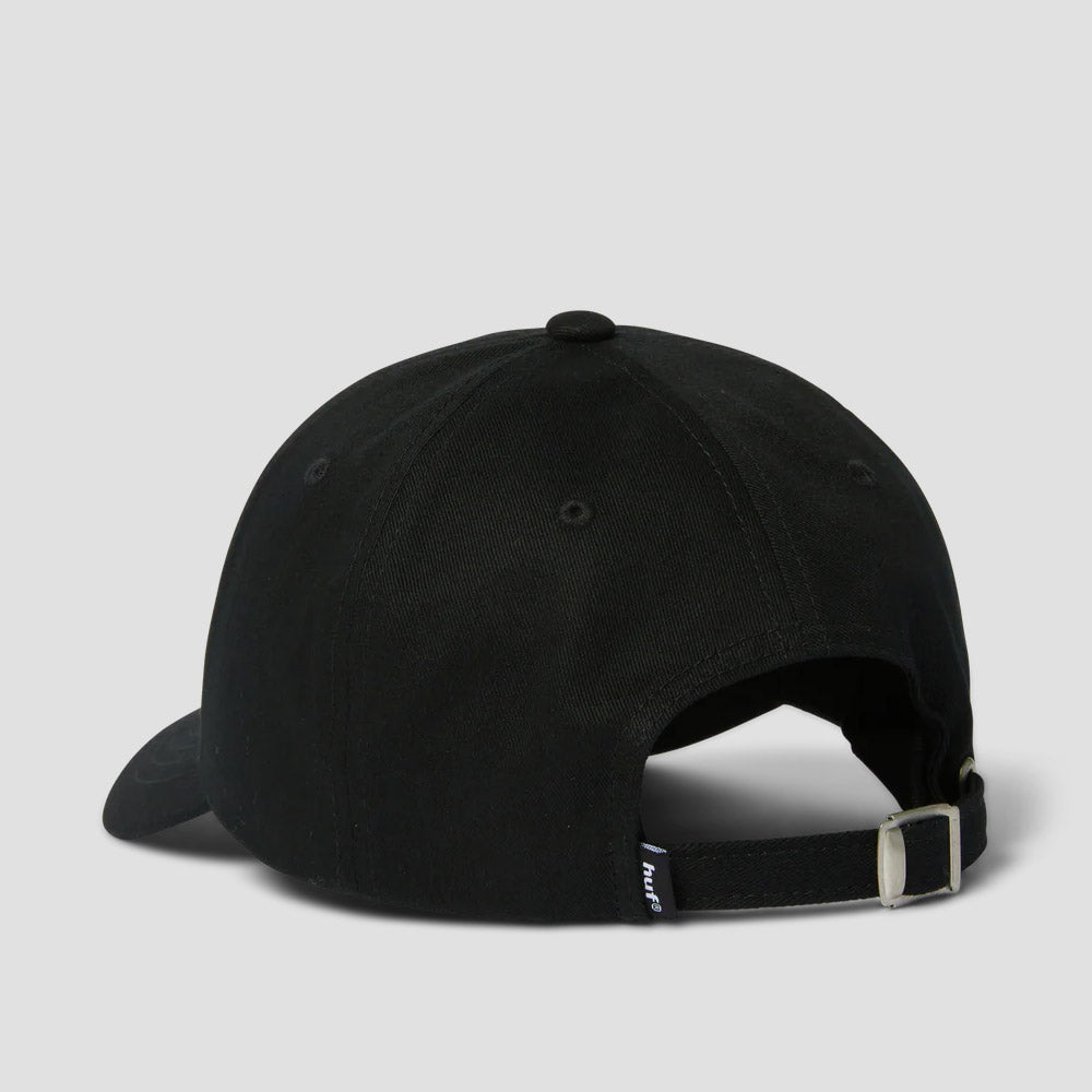 HUF 89 Embroidered 6 Panel Cv Hat Black / White