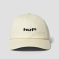 Load image into Gallery viewer, HUF 89 Embroidered 6 Panel Cv Hat Cream / Black
