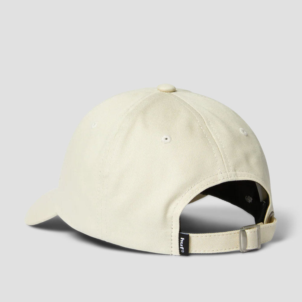 HUF 89 Embroidered 6 Panel Cv Hat Cream / Black