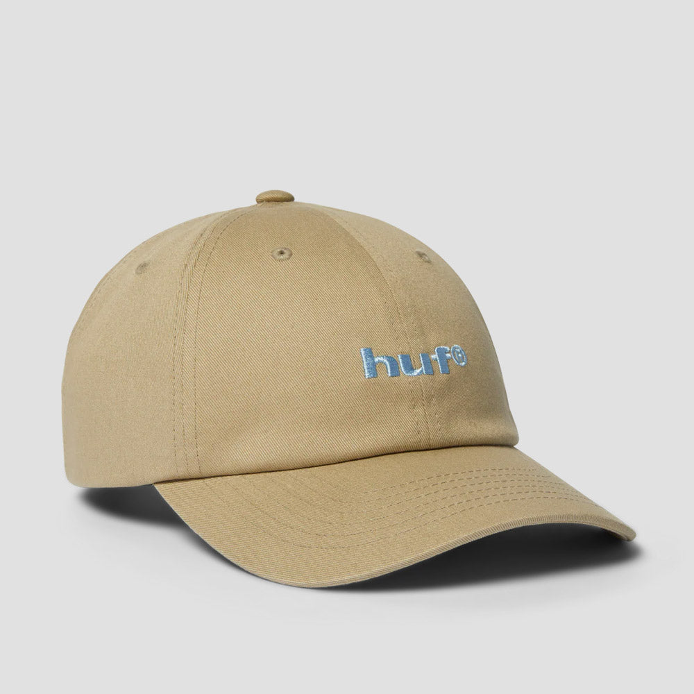 HUF 89 Embroidered 6 Panel Cv Hat Stone / Blue