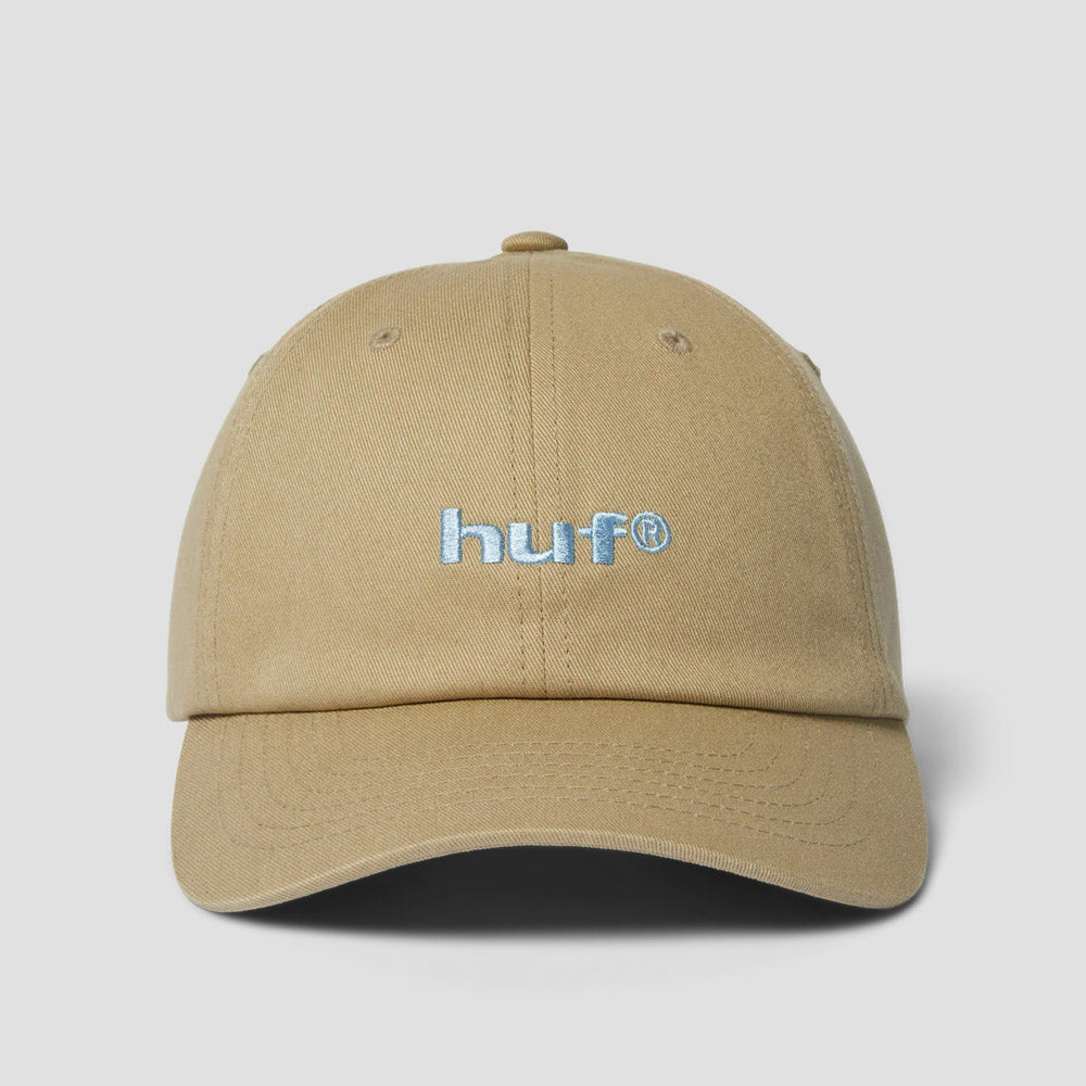 HUF 89 Embroidered 6 Panel Cv Hat Stone / Blue