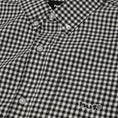 Load image into Gallery viewer, HUF 89 Micro Gingham Shortsleeve Oxford Shirt Black / White
