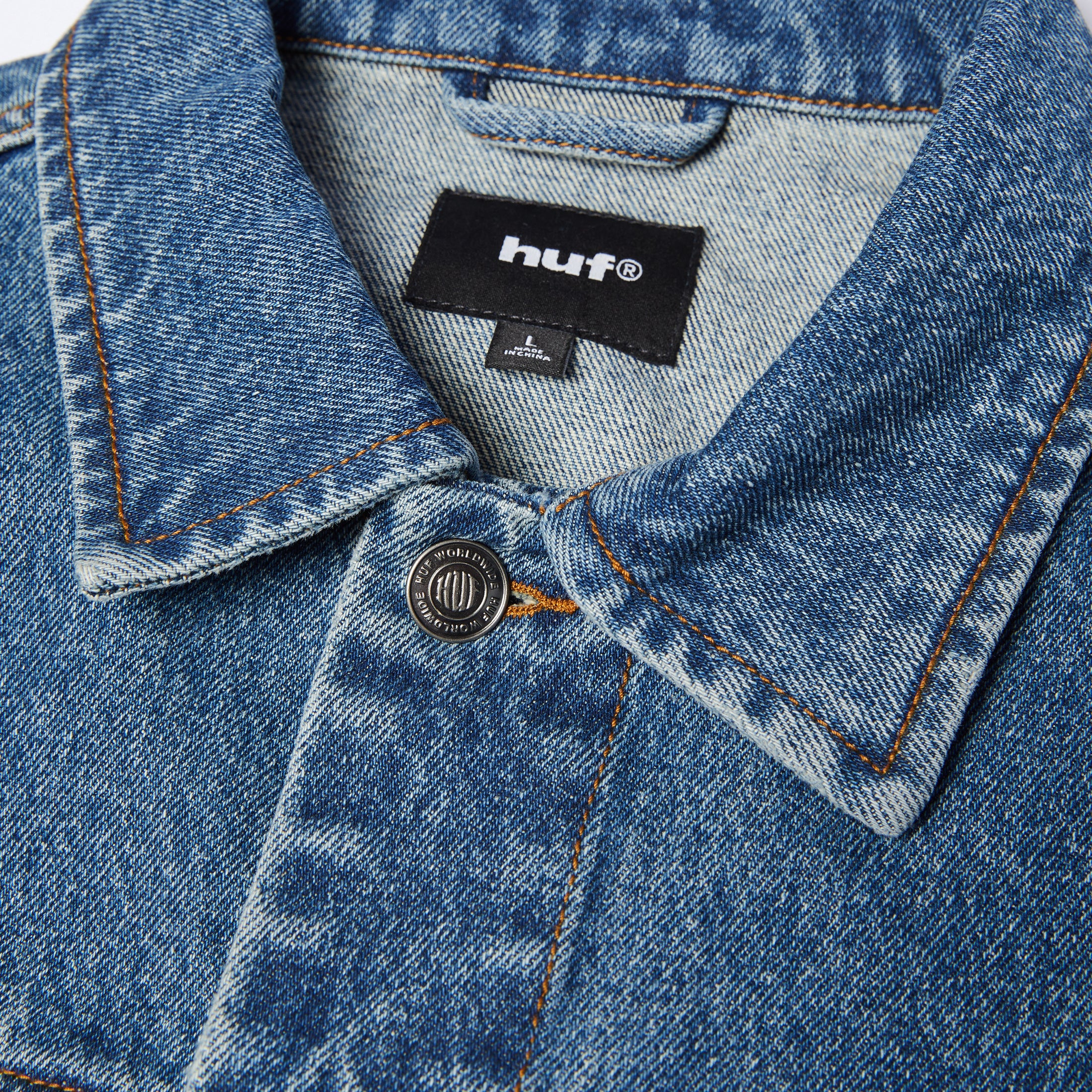 HUF 89 Trucker Jacket Indigo