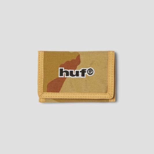 HUF 89 Wallet Brown Camo