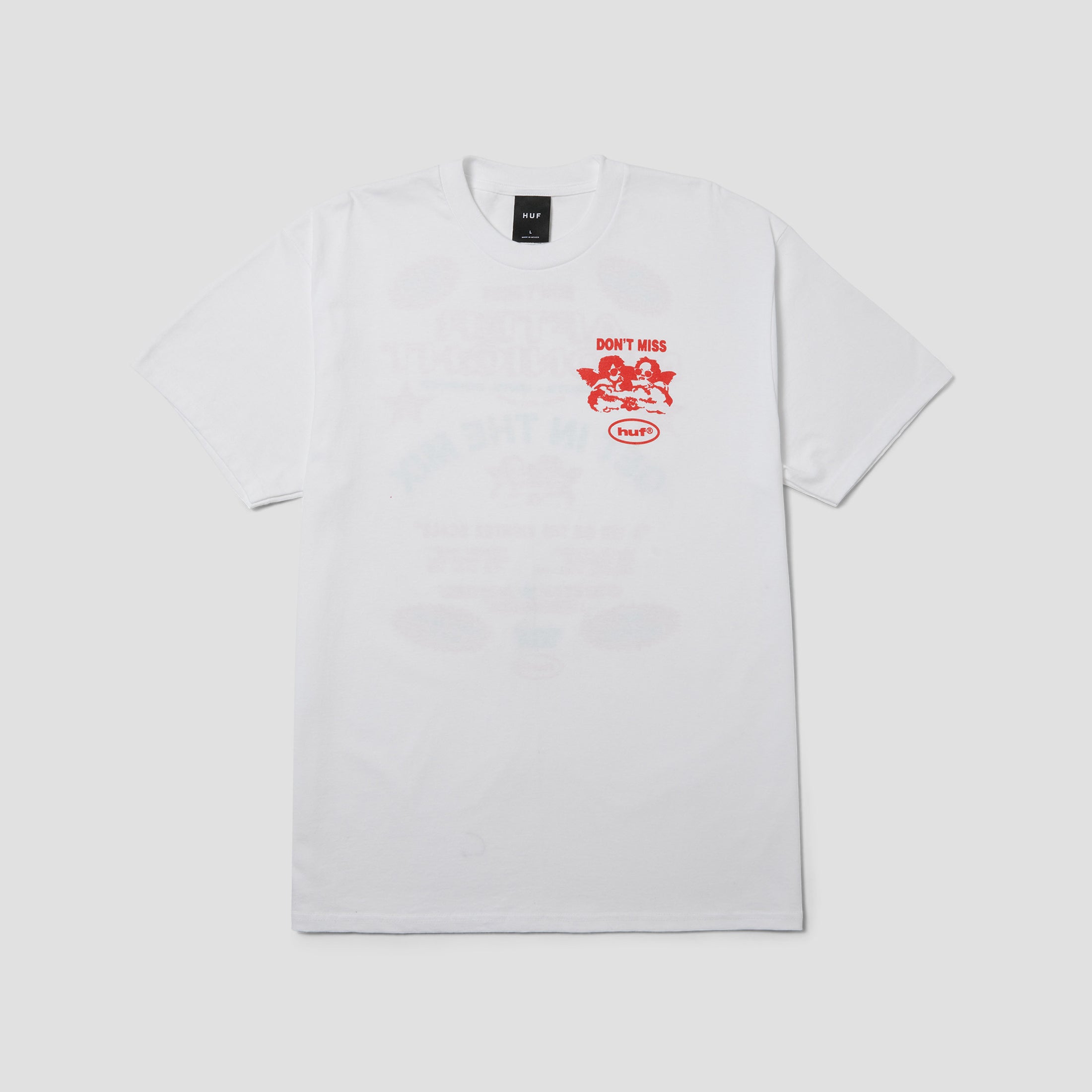 HUF After Midnight T-Shirt White