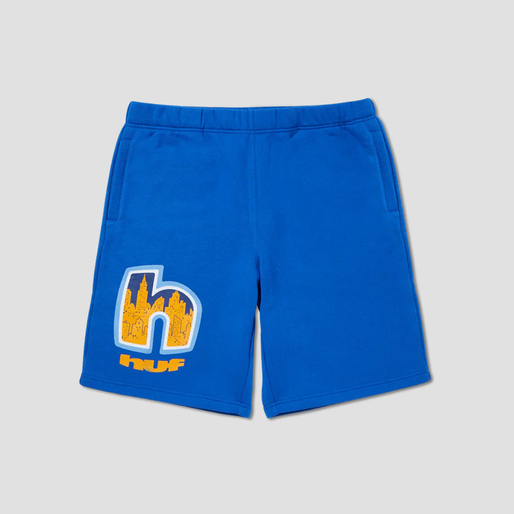 HUF All City Fleece Short Cobalt