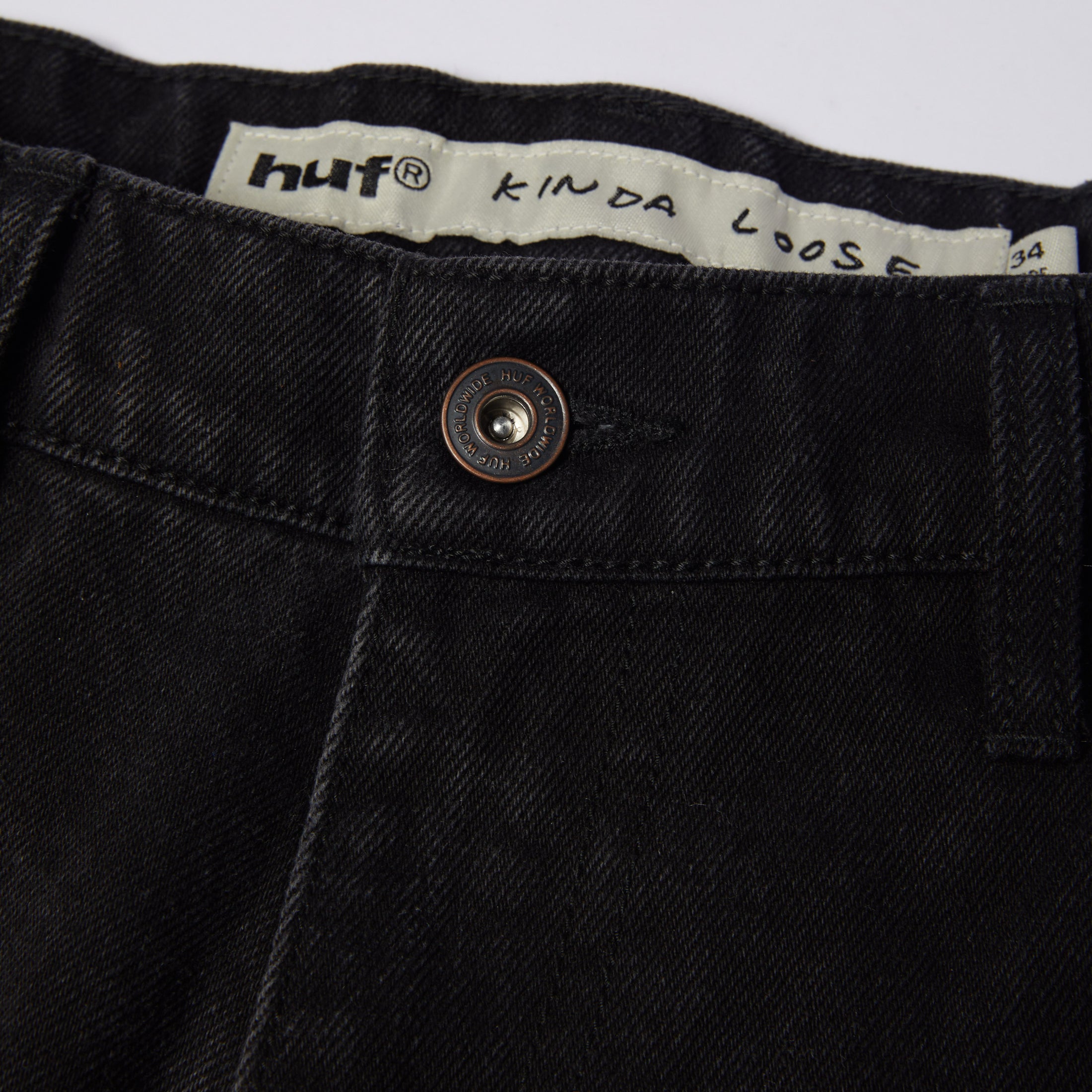 HUF Basic Ass Jeans Black Tint