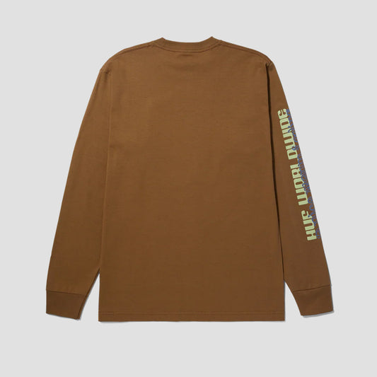 HUF Beware Longsleeve T-Shirt Camel