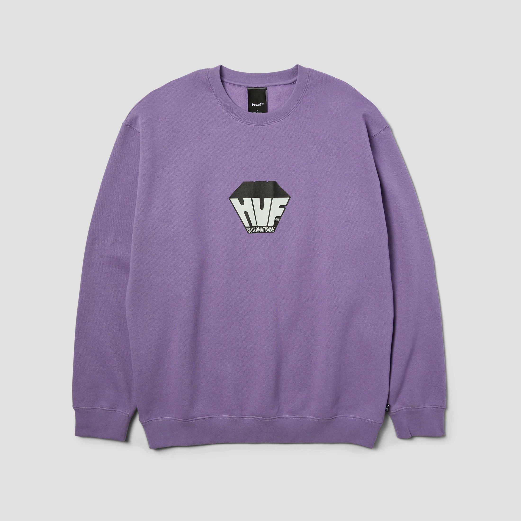 HUF Big Block Crew Dust Purple