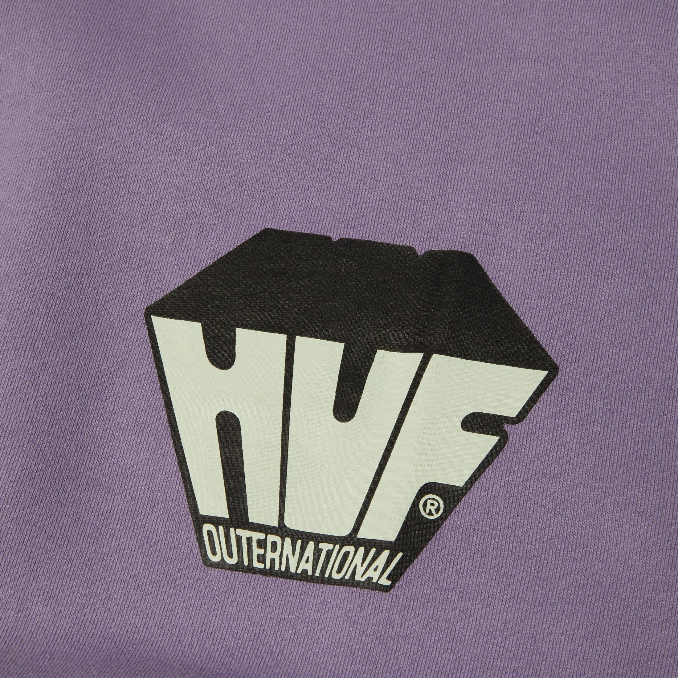 HUF Big Block Crew Dust Purple