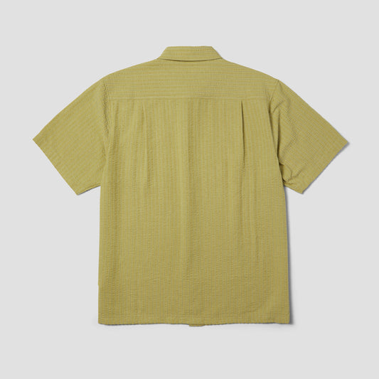 HUF Big Block Striped Shortsleeve Shirt Dried Herb