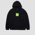 Load image into Gallery viewer, HUF Box Logo Pullover Hoodie Black / Huf Green

