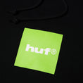 Load image into Gallery viewer, HUF Box Logo Pullover Hoodie Black / Huf Green
