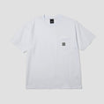 Load image into Gallery viewer, HUF Box Logo Shortsleeve Pocket T-Shirt White / Grey
