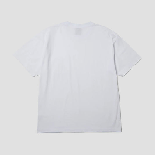 HUF Box Logo Shortsleeve Pocket T-Shirt White / Grey