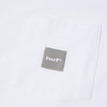 Load image into Gallery viewer, HUF Box Logo Shortsleeve Pocket T-Shirt White / Grey
