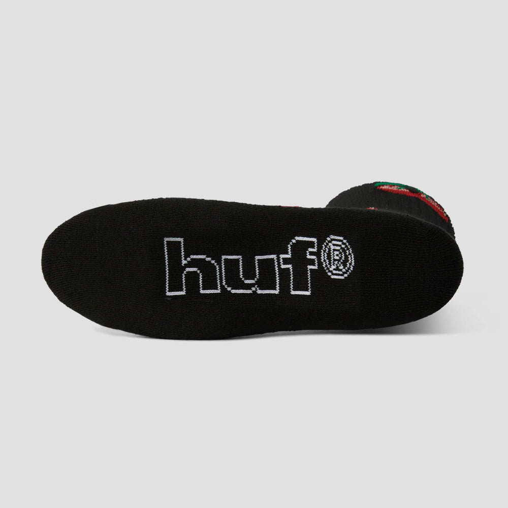 HUF Cherry Bomb Crew Sock Black
