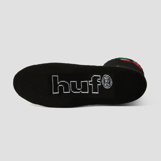 HUF Cherry Bomb Crew Sock Black