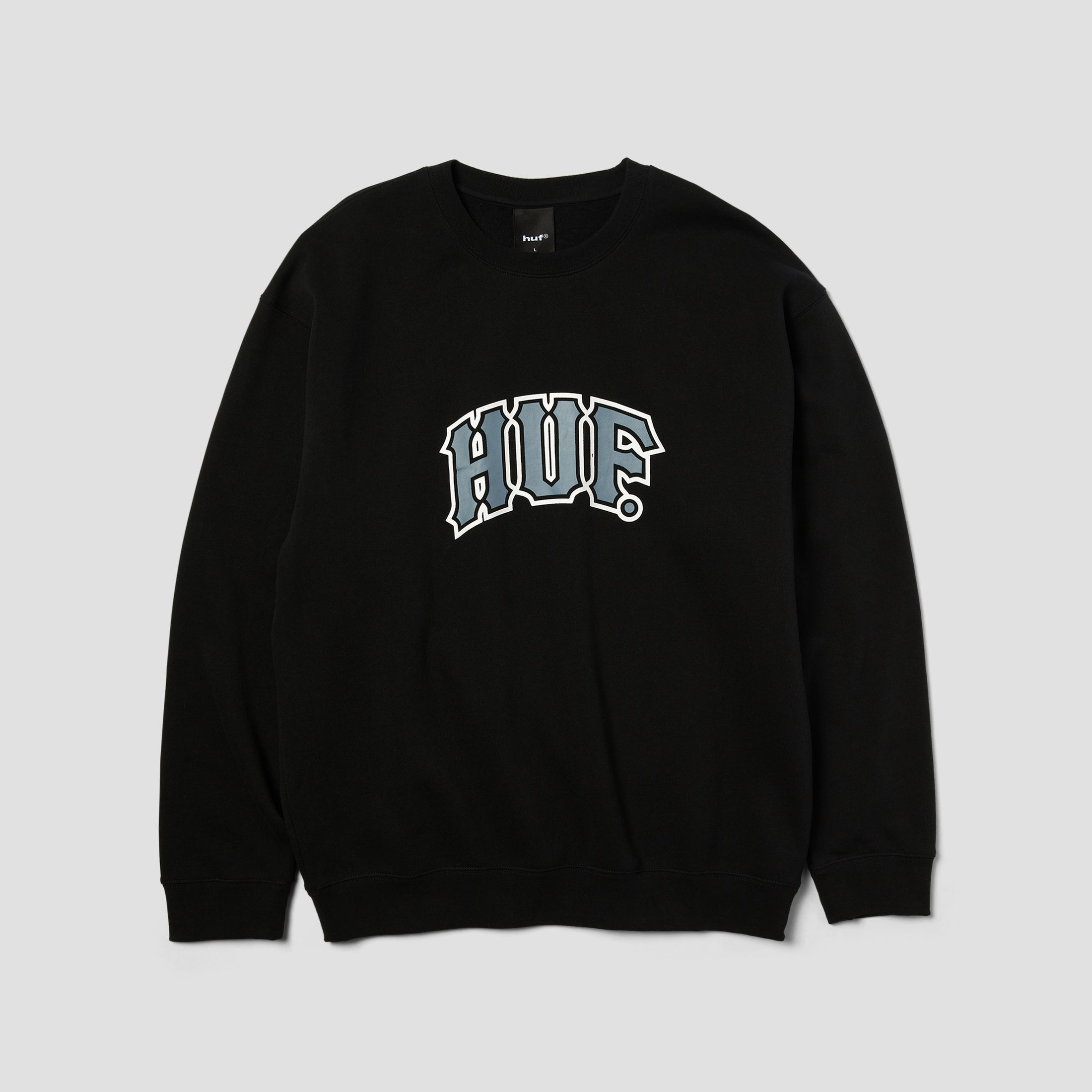 HUF Classic Arch Crew Black
