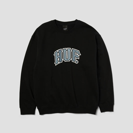 HUF Classic Arch Crew Black