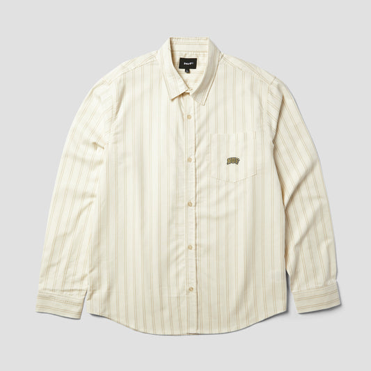 HUF Classic Arch Longsleeve Oxford Shirt Bleach