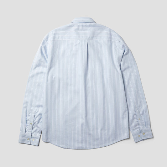 HUF Classic Arch Longsleeve Oxford Shirt Light Blue
