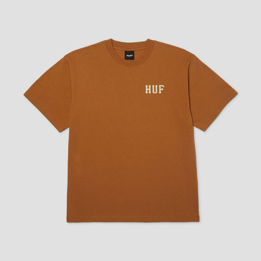 HUF Classic H T-Shirt Brown Sugar / Cream