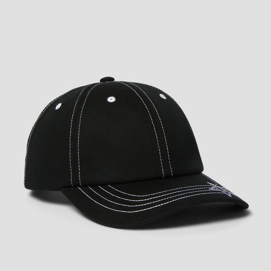 HUF Contrast H Star Snapback Black