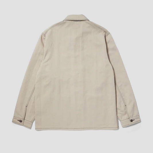 HUF Contrast Nylon Chore Jacket Cream