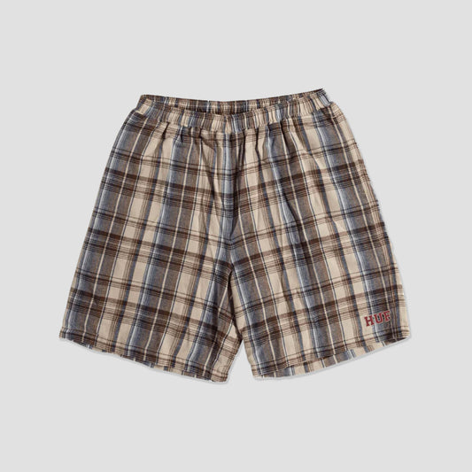 HUF Cortland Flannel Easy Short Cream