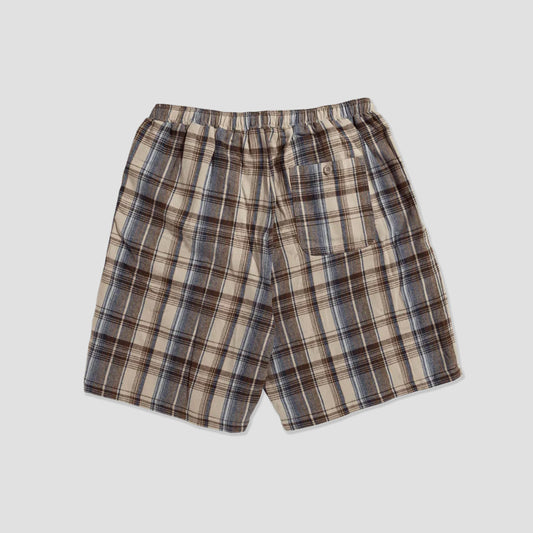 HUF Cortland Flannel Easy Short Cream