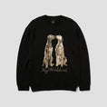 Load image into Gallery viewer, HUF Dogged Crew Black
