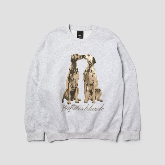 HUF Dogged Crew Heather Grey