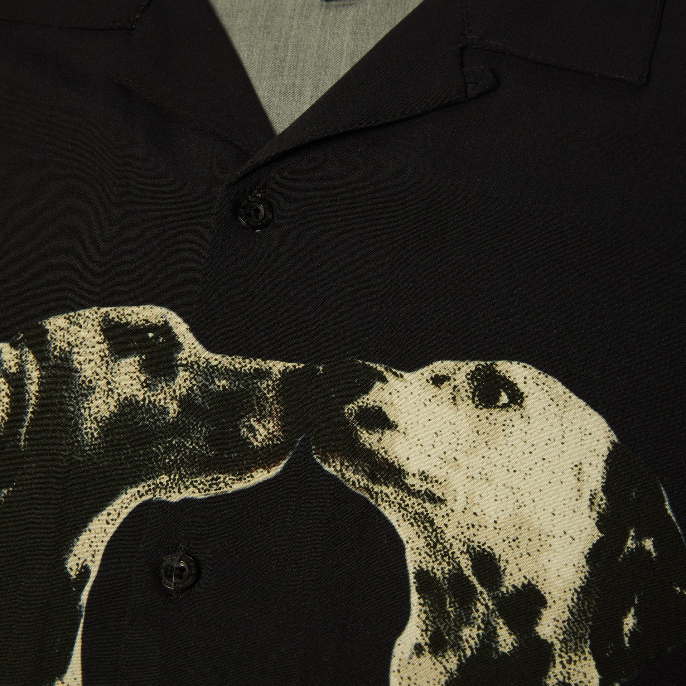 HUF Dogged Shortsleeve Resort Shirt Black