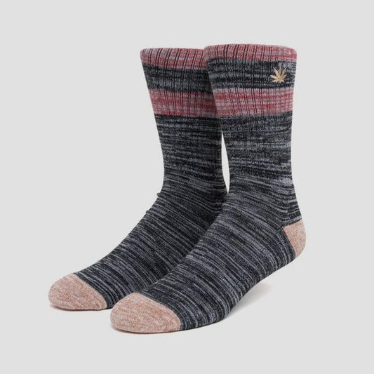 HUF Embroidered Plantlife Melange Sock Forest Green