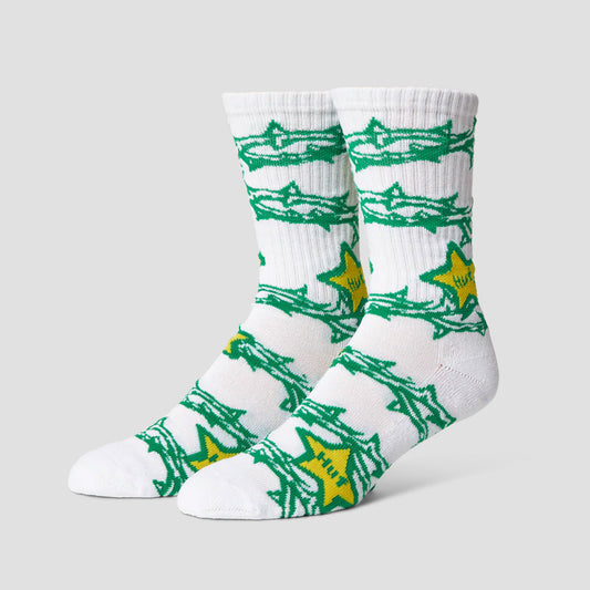 HUF Fantasies Crew Sock White
