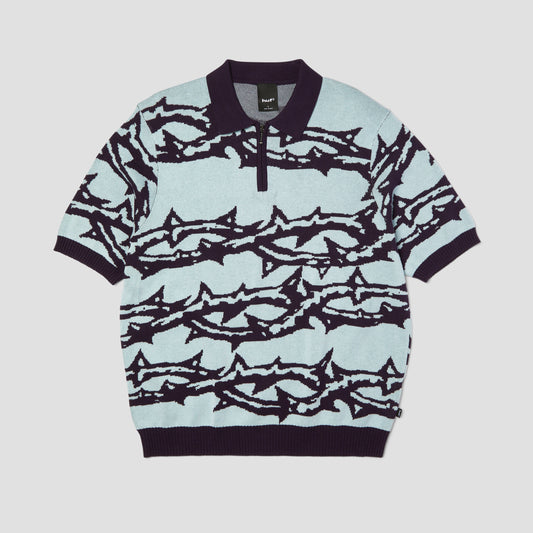 HUF Fantasies Knit Shortsleeve Top Light Blue