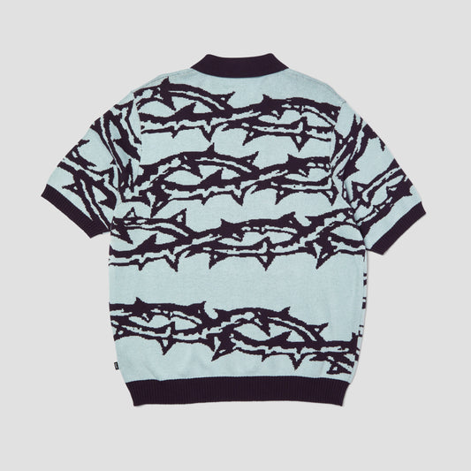 HUF Fantasies Knit Shortsleeve Top Light Blue