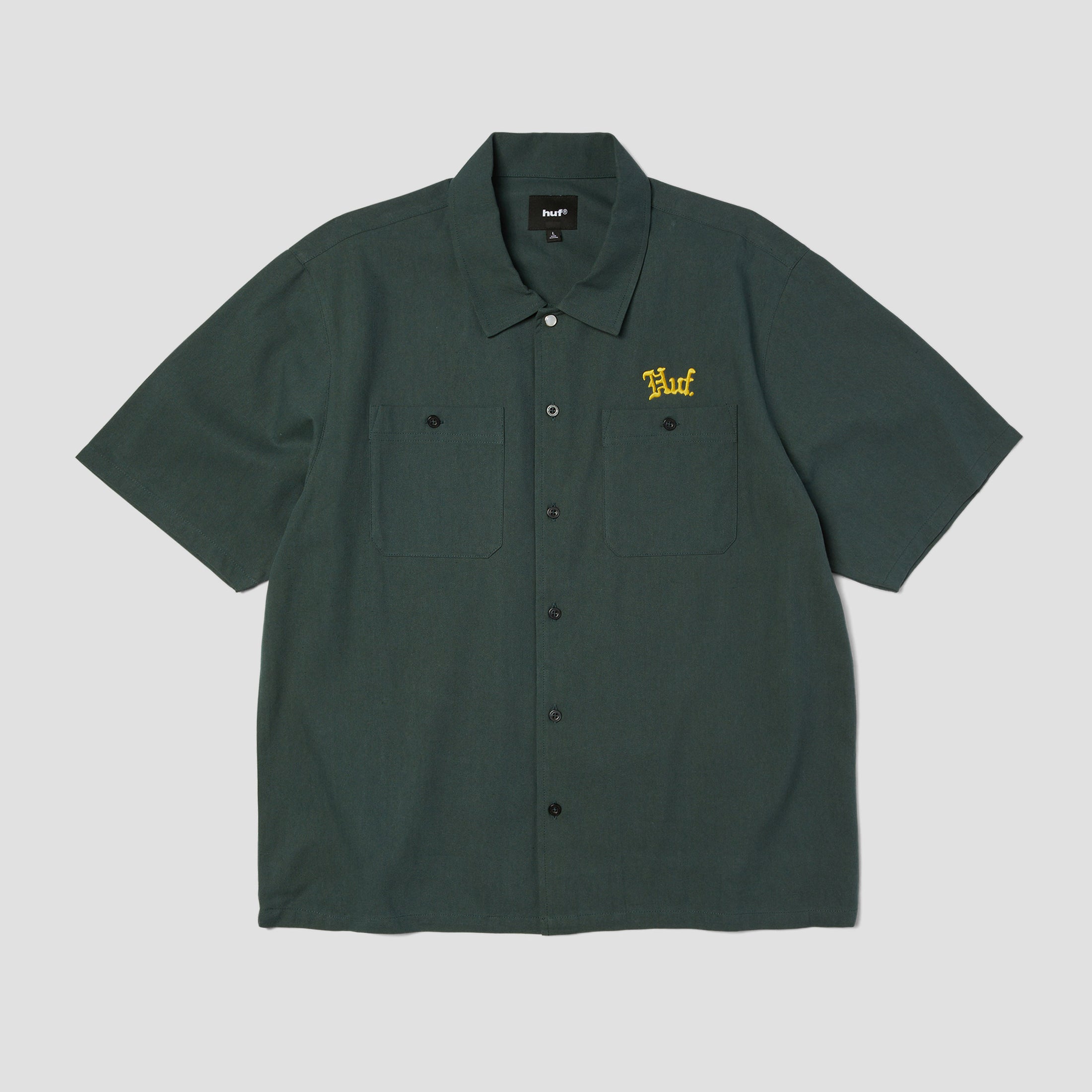 HUF Fantasies Shortsleeve Work Shirt Marine
