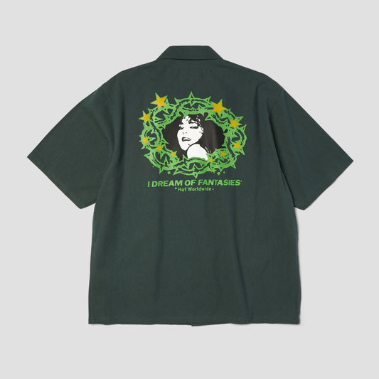 HUF Fantasies Shortsleeve Work Shirt Marine