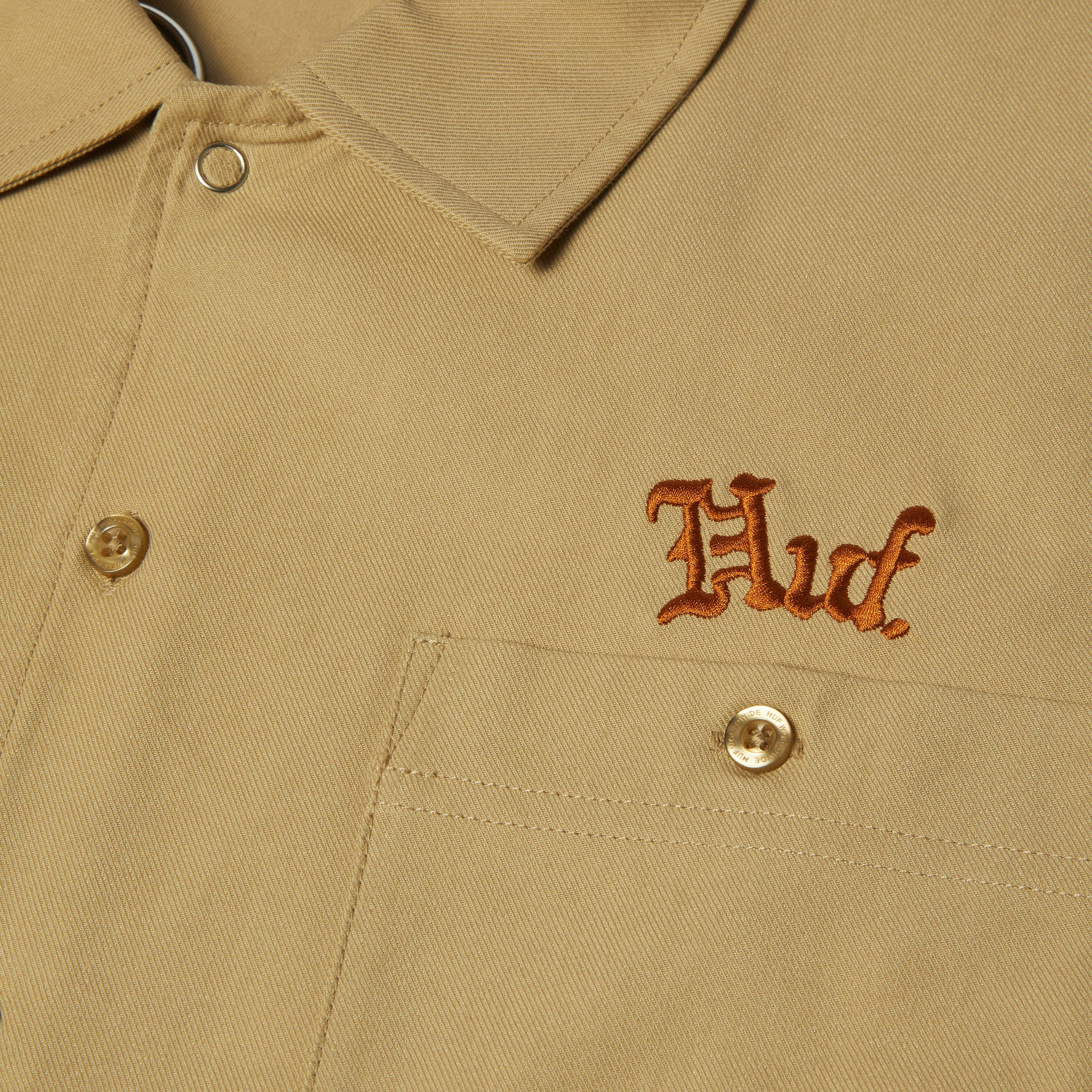 HUF Fantasies Shortsleeve Work Shirt Tan