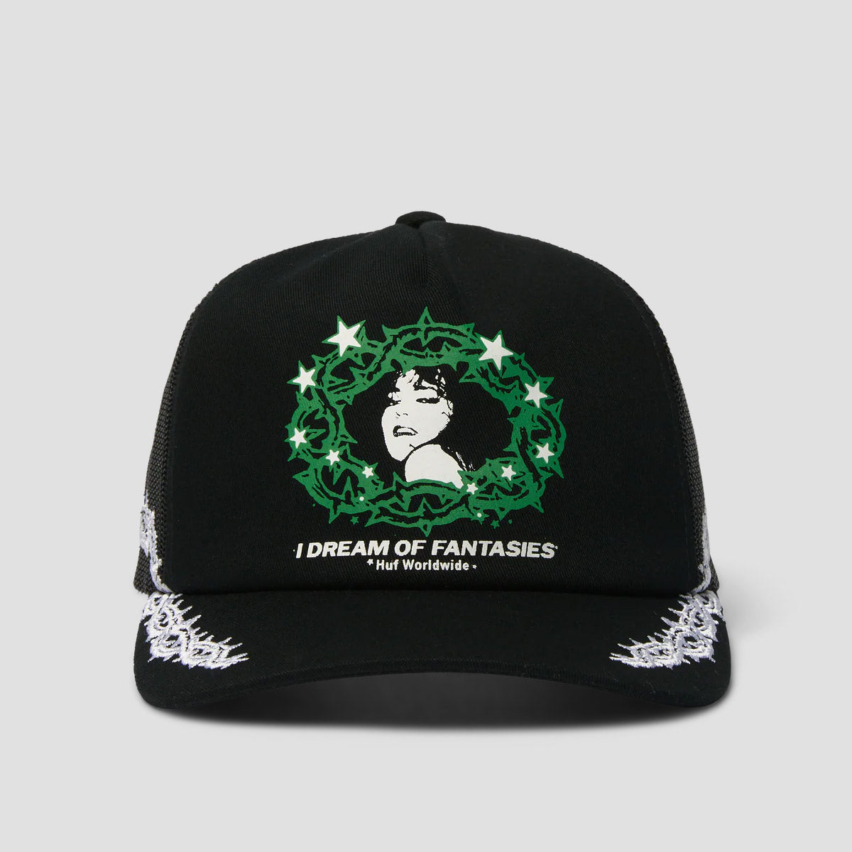 HUF Fantasies Trucker Black