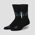 Load image into Gallery viewer, HUF Fetch Crew Sock Black
