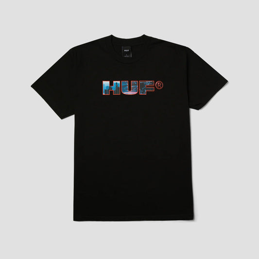 HUF Flight Path T-Shirt Black