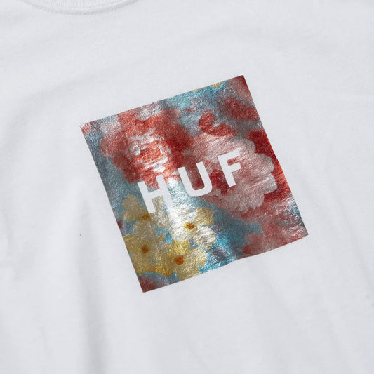 HUF Foil Flower Box Logo T-Shirt