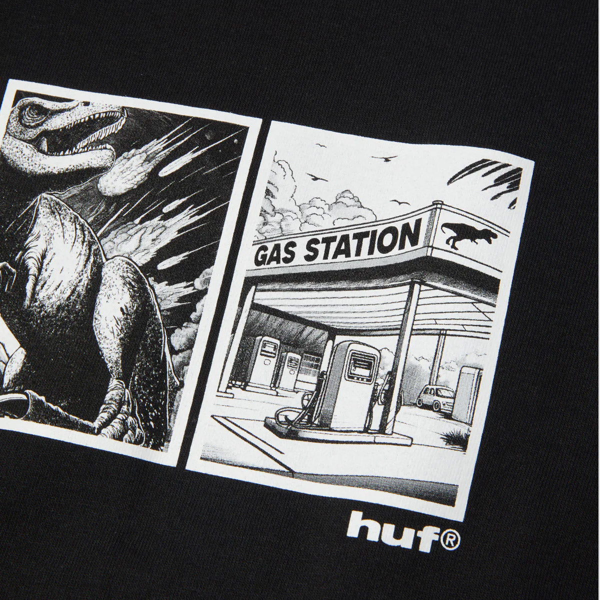 HUF Fossil Fuel T-Shirt Black