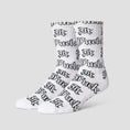 Load image into Gallery viewer, HUF Fuck It Old English Sock White
